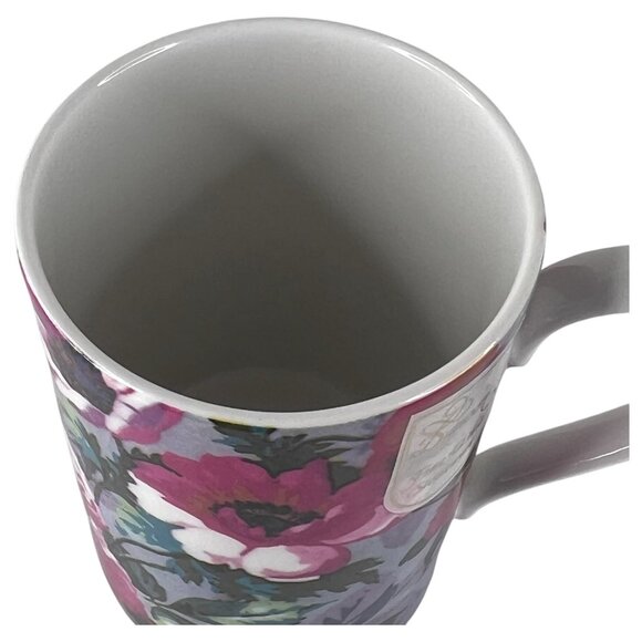 Dunoon Fine White Stoneware Floral Kew Mug Made in Scotland 19th Century Design - Picture 9 of 10